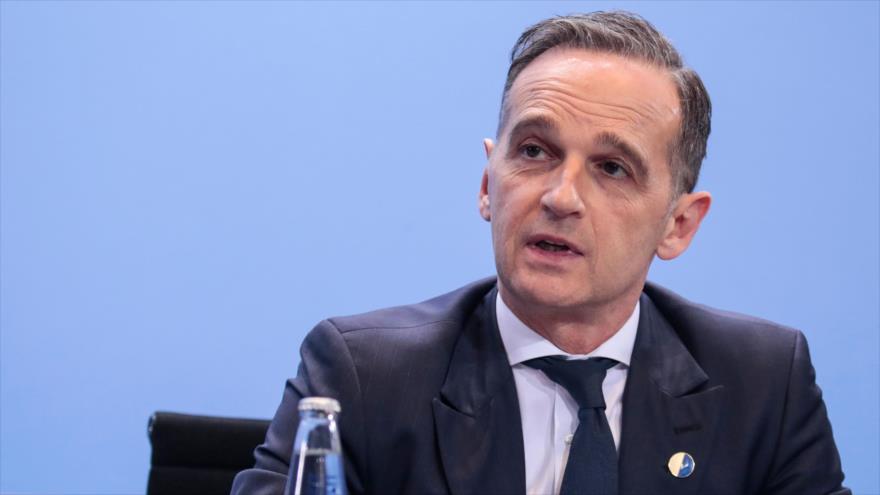 El ministro alemán de Exteriores, Heiko Maas, durante una rueda de prensa en Berlín, capital de Alemania, 19 de enero de 2020. (Foto: AFP)