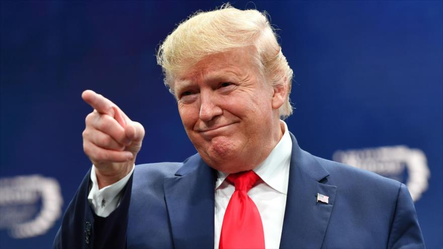 El presidente de EE.UU., Donald Trump, en la Convención Anual y la Feria Comercial de la Federación de la Oficina Agrícola de EE.UU., Texas, 19 de enero de 2020. (Foto: AFP)