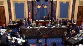 Senado aprueba las reglas del impeachment contra Trump
