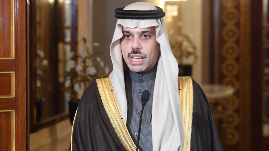 El ministro saudí de Exteriores, Faisal bin Farhan Al Saud, 9 de enero de 2020. (Foto: AFP)
