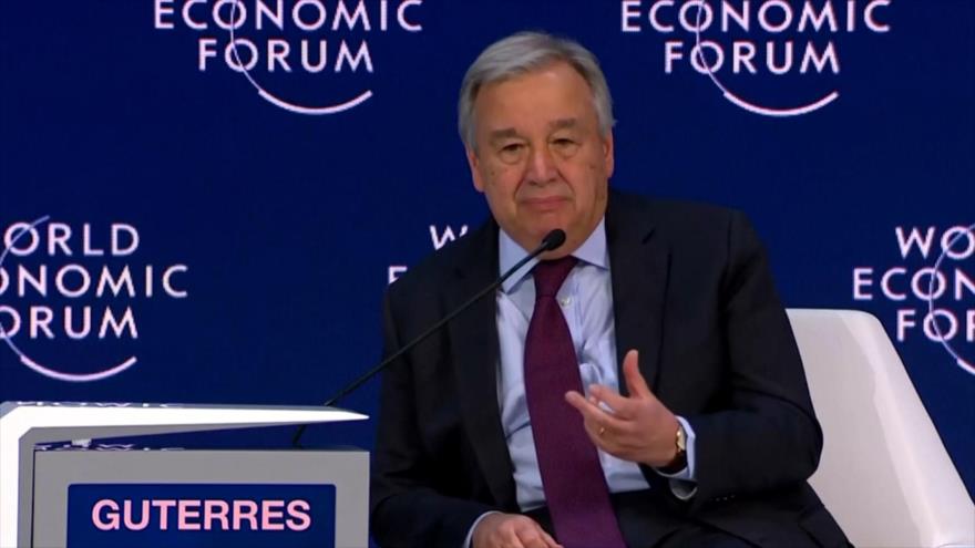 Secretario general de la ONU no se muestra optimista sobre el mundo
