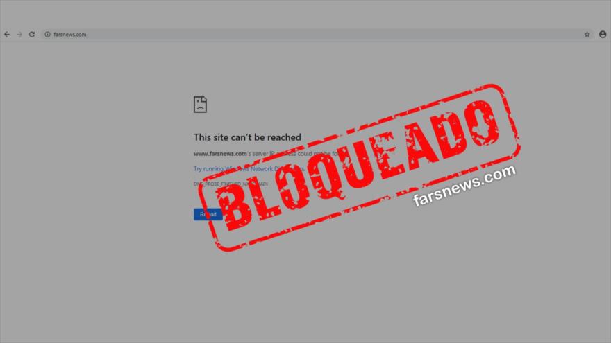 El sitio Web de la agencia iraní de noticias Farsnews es bloqueado por sanciones de EE.UU.