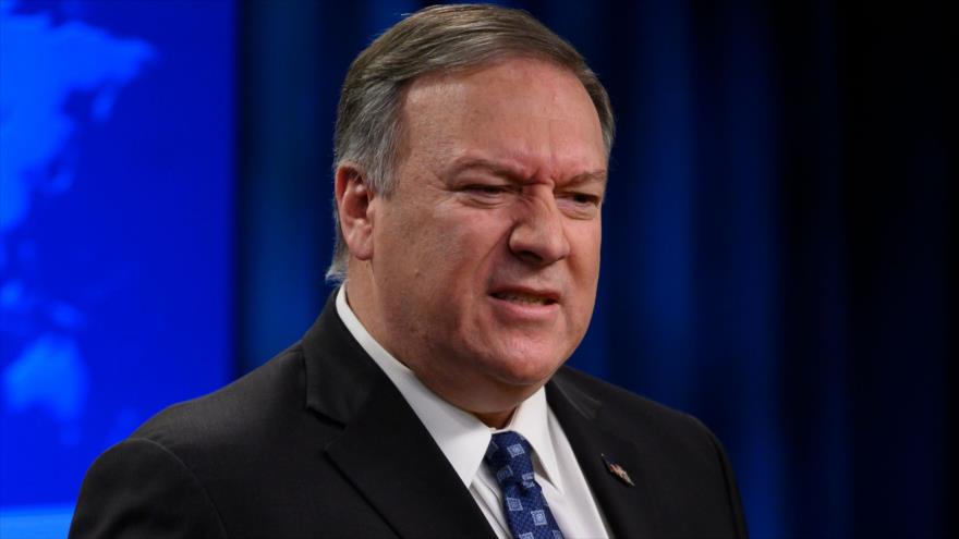 El secretario de Estado de EE.UU., Mike Pompeo, habla en una conferencia de prensa en Washington, 7 de enero de 2019. (Foto: AFP)