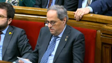 Parlamento de Cataluña retira el escaño de diputado a Quim Torra