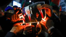 Manifestantes palestinos: Propuesta proisraelí de Trump no pasará