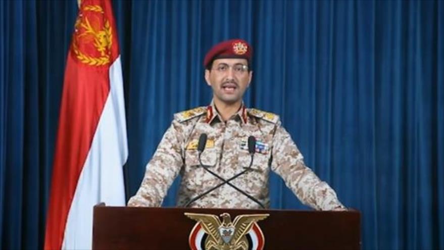 El portavoz del Ejército yemení, Yahya Sari, habla sobre una operación militar contra objetivos saudíes.