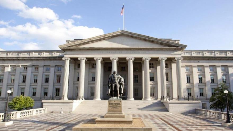 La sede del Departamento del Tesoro de Estados Unidos, en Washington, la capital.