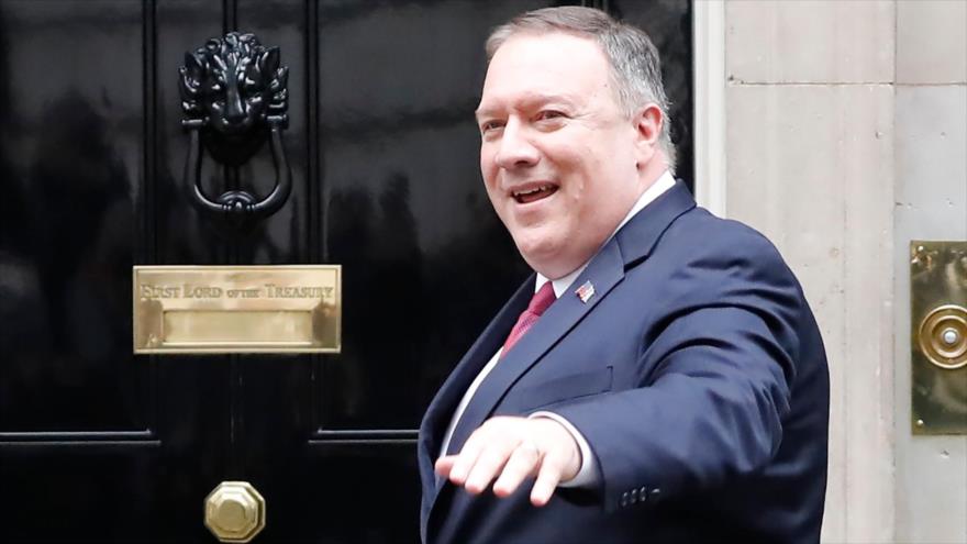 El secretario de Estado de EE.UU., Mike Pompeo, en Londres, capital británica, 30 de enero de 2020. (Foto: AFP)