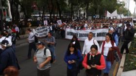 Mexicanos marchan por un Proyecto Alternativo de Nación