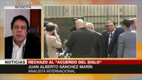 Marín: Ruptura de lazos entre Palestina y EEUU, una reacción digna