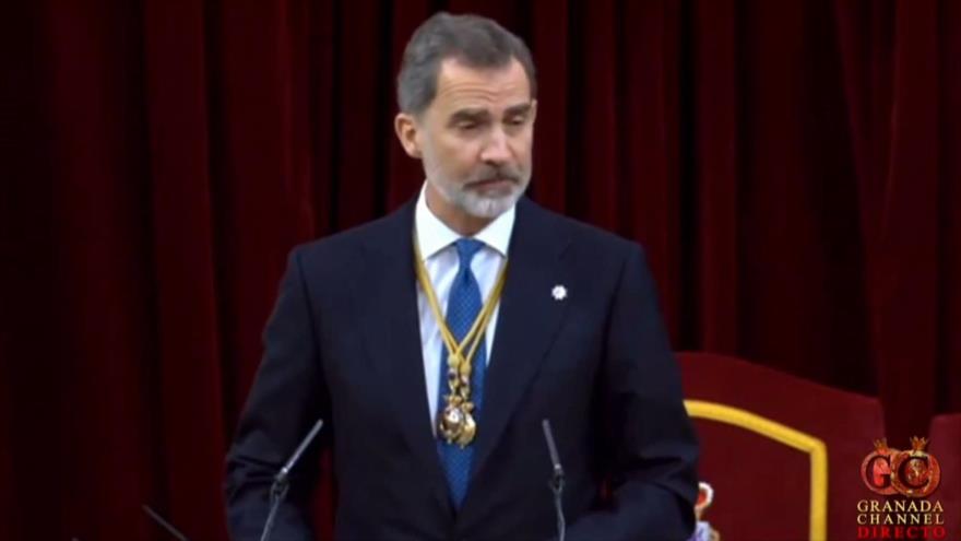 El rey de España inaugura la XIV Legislatura en las Cortes