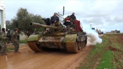Vídeo: Siria envía convoy militar a Saraqib para avanzar en Idlib