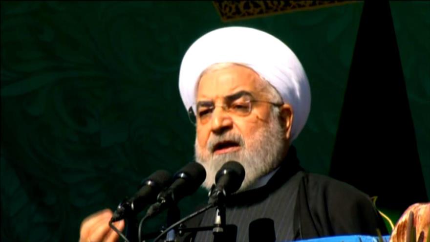 Rohani asegura que Irán no cederá ante sanciones de EEUU