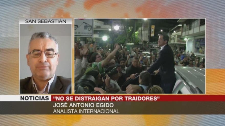 Egido: Guaidó no hace nada más que acatar las órdenes de EEUU