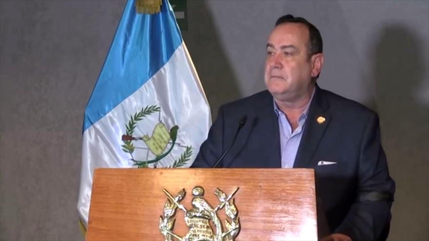 El presidente de Guatemala es denunciado en su gestión