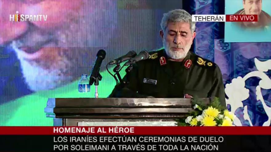 Fuerza Quds elogia comandancia del general Soleimani
