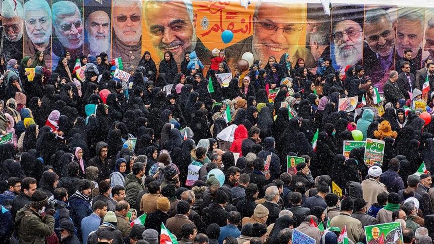 Iraníes celebran el 41.º aniversario de la Revolución Islámica, 11 de febrero de 2020. (Foto: Fars News)
