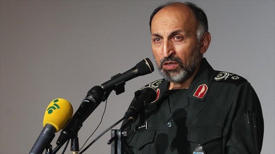 El subcomandante de la Fuerza Quds del Cuerpo de Guardianes de la Revolución Islámica de Irán, el general de brigada Seyed Mohamad Heyazi.