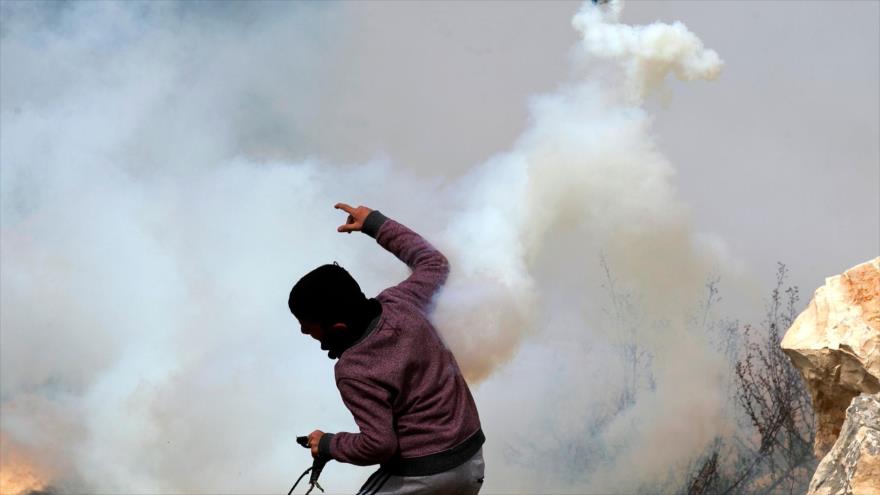 Fuerzas israelíes atacan protestas anti-Trump de los palestinos