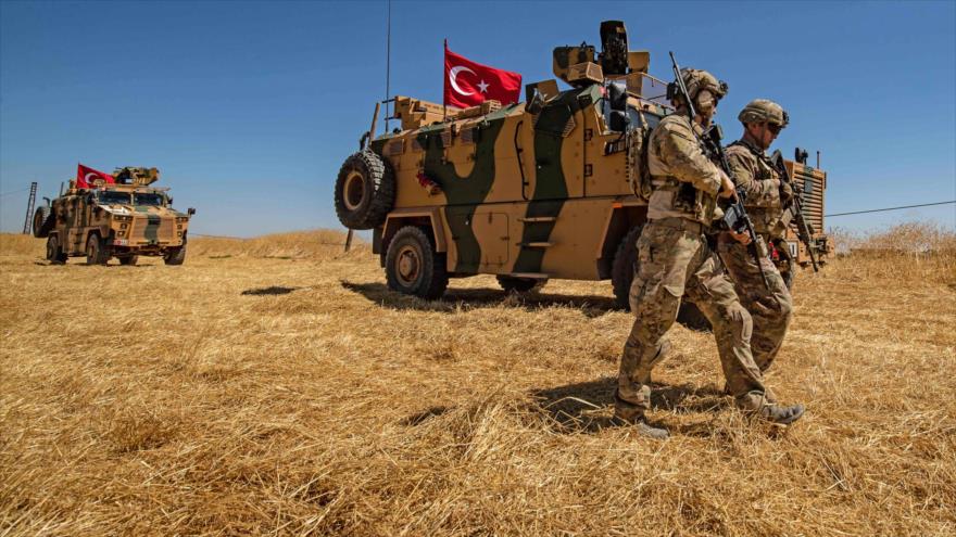 Soldados del Ejército turco en la provincia siria de Idlib.