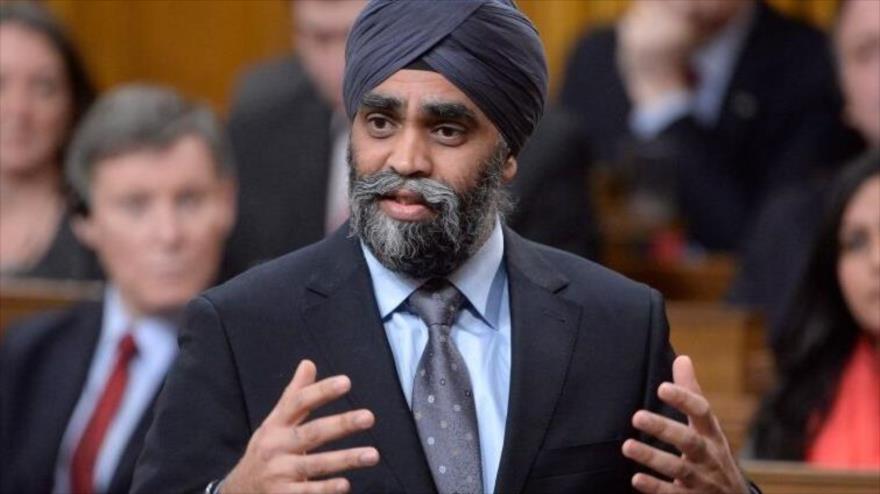 El ministro de Defensa de Canadá, Harjit Sajjan.