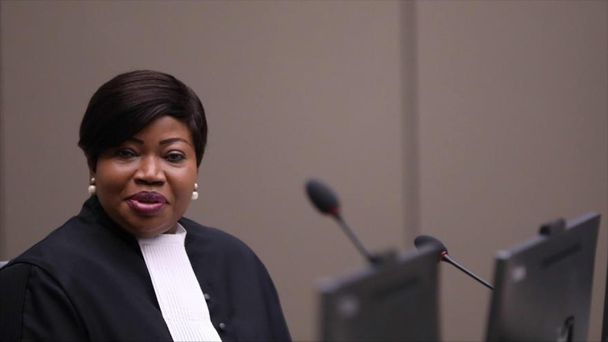 La fiscal jefe de la Corte Penal Internacional (TPI), Fatou Bensoudaha, en La Haya, 8 de julio de 2019. (Foto: AFP)