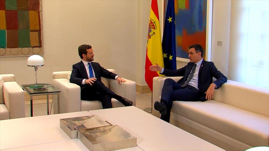 Casado reclama a Sánchez que rompa el diálogo en Cataluña