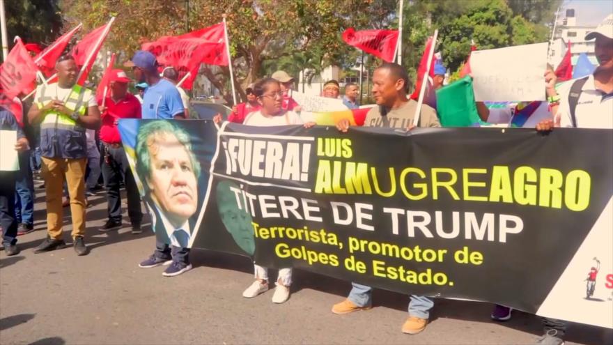 Movimientos sociales repudian presencia de Luis Almagro en Panamá