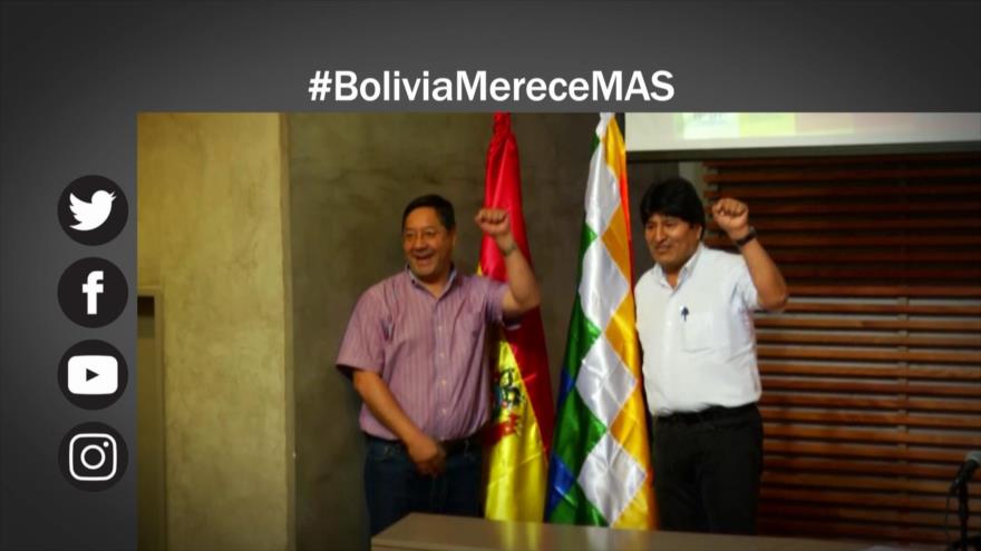 Etiquetaje: Encuesta; Partido de Morales lidera intención de voto en Bolivia