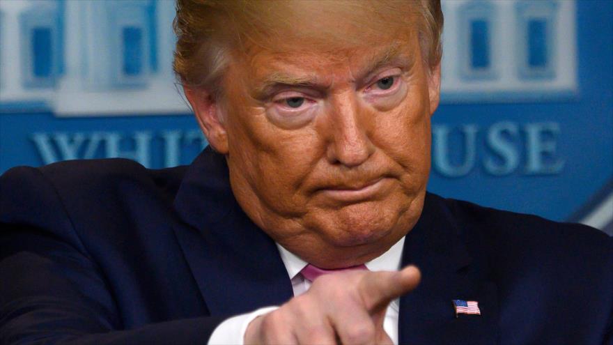 El presidente de EE.UU., Donald Trump, durante una rueda de prensa en la Casa Blanca, 26 de febrero de 2020. (Foto: AFP)
