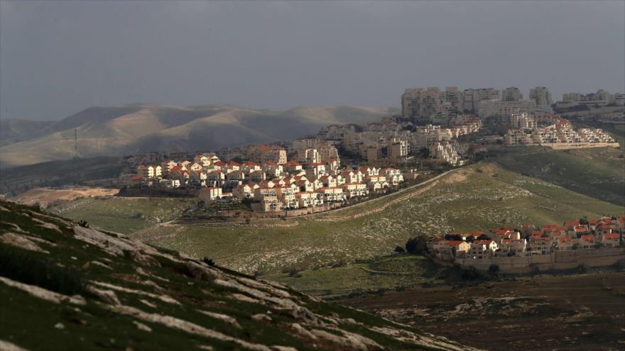 Vista del asentamiento israelí de Maale Adumin en la Cisjordania ocupada, el 25 de febrero de 2020. (Foto: AFP)