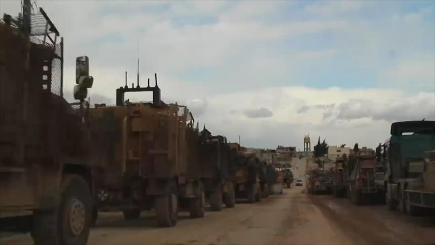 Vídeo: Turquía envía otro gran convoy militar a Idlib
