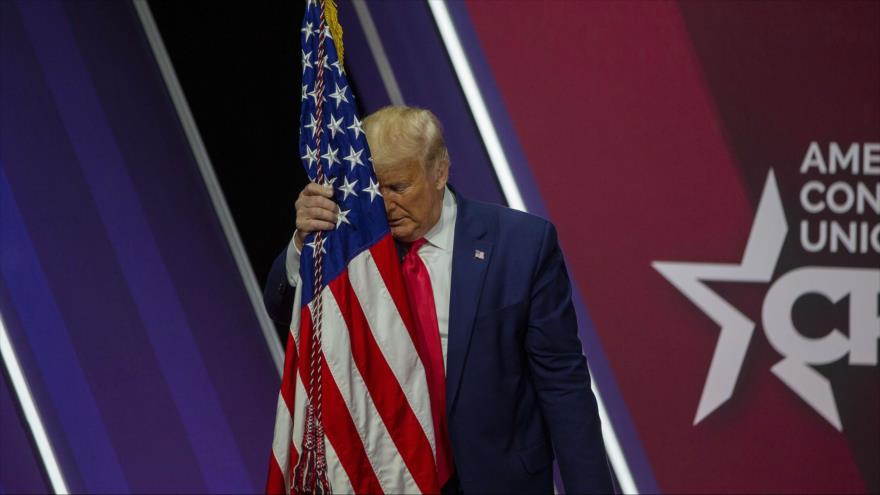 El presidente de EE.UU., Donald Trump, en la Conferencia Anual de Acción Política Conservadora (CPAC) en Maryland, 29 de febrero de 2020. (Foto: AFP)