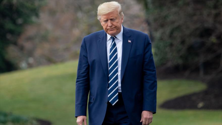 El presidente de EE.UU., Donald Trump, en la Casa Blanca, 3 de marzo de 2020. (Foto: AFP)