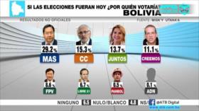 Encuesta revela que el MAS lidera intención de voto en Bolivia 