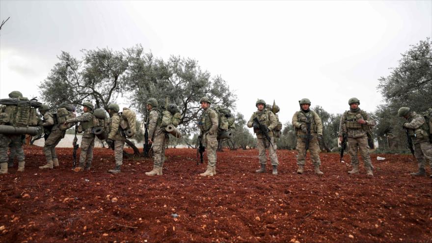 Vídeo: Fuerzas turcas huyen ante avance de Ejército sirio en Idlib