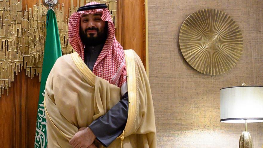 El príncipe heredero saudí, Muhamad bin Salman, en un acto oficial en Riad, la capital, 20 de febrero de 2020. (Foto: AFP)