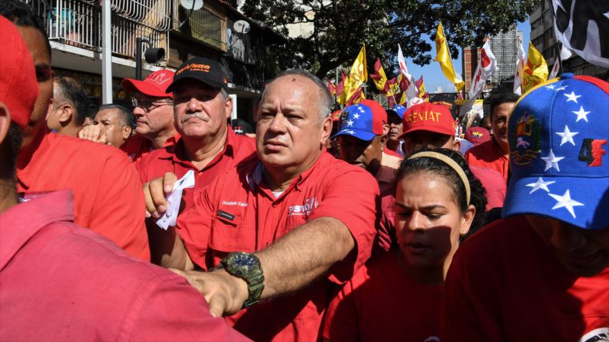 Cabello convoca al chavismo para realizar la madre de las marchas