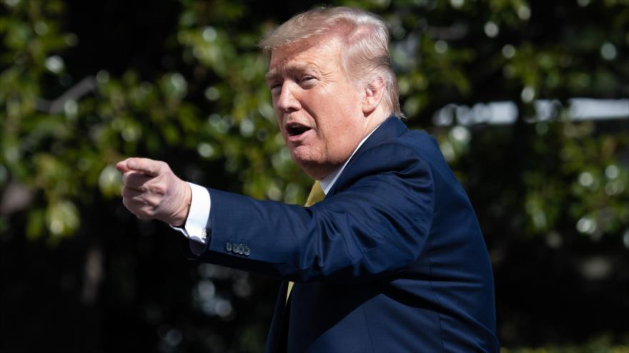 El presidente de EE.UU., Donald Trump, en la Casa Blanca, Washington, 9 de marzo de 2020. (Foto: AFP)