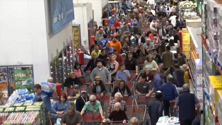 Caóticas compras de pánico en California por coronavirus