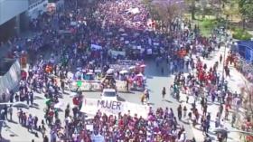 AMLO: El movimiento feminista en México fue pacífico