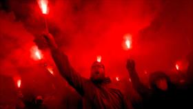 Disparan pistola de bengalas contra embajada rusa en Ucrania