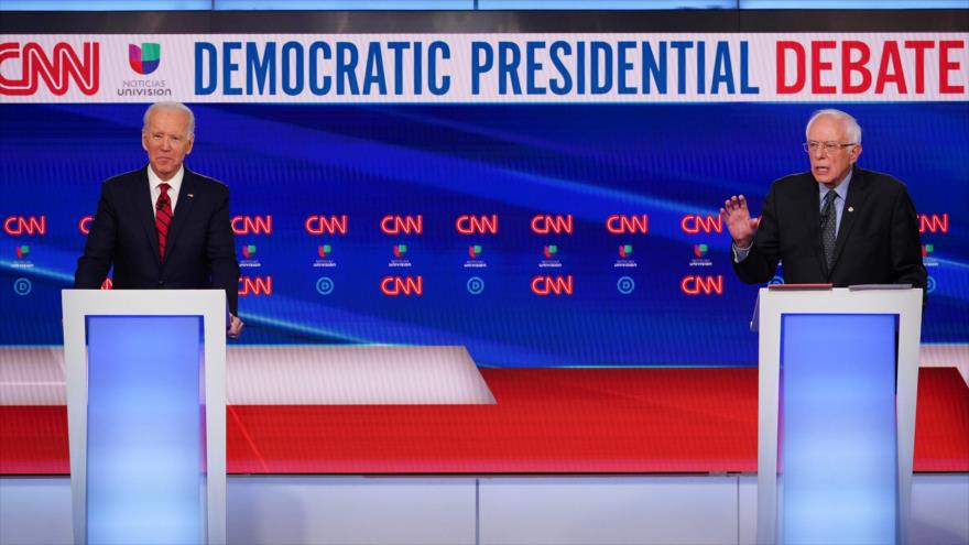Sanders urge a cerrar la boca de Trump para combatir a COVID-19