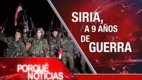 El Porqué de las Noticias: 9 años de guerra en Siria. Sanciones contra Irán. Venta de armas en EEUU