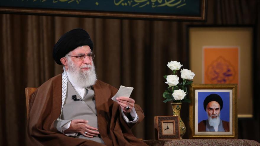 El Líder de la Revolución Islámica de Irán, el ayatolá Seyed Ali Jamenei, se dirige a la nación, 22 de marzo de 2020.
