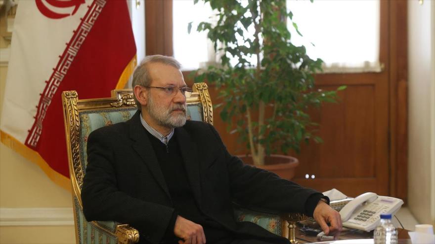 El presidente de la Asamblea Consultiva Islámica de Irán (Mayles), Ali Lariyani.