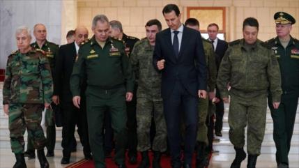 Al-Asad trata con Shoigu acuerdo ruso-turco sobre Idlib