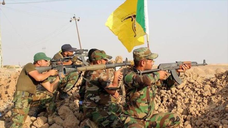 Fuerzas del Movimiento de Resistencia Islámica de Irak, conocido como Kataib Hezbolá.