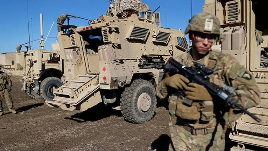 Soldados estadounidenses en una base militar cerca de la ciudad iraquí de Mosul.