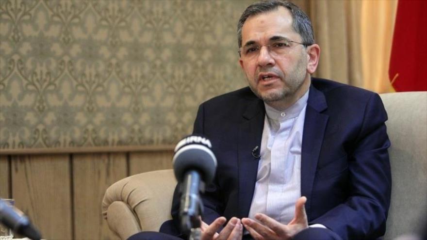 El representante permanente de Irán ante la ONU, Mayid Tajt Ravanchi.